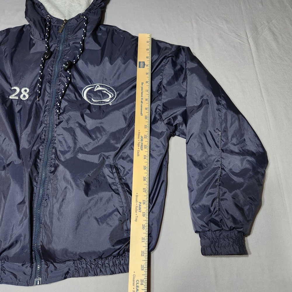 Penn State Club Field Hockey Full Zip Windbreaker Jacket Navy Blue Mens XL - Picture 7 of 10